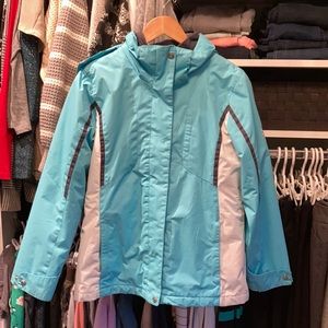 Baby Blue/White Winter Jacket